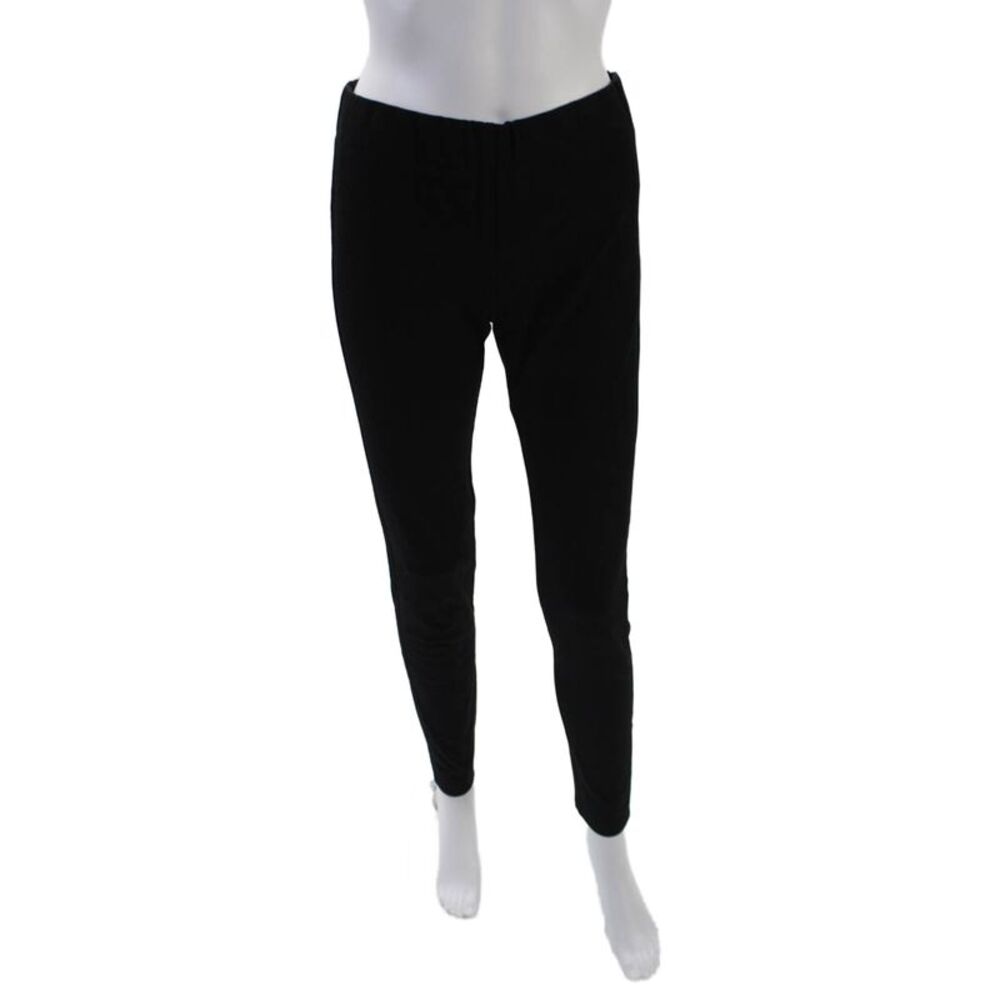 Joseph Womens Elastic Waistband High Rise Stretch Knit Leggings Black Size FR 38